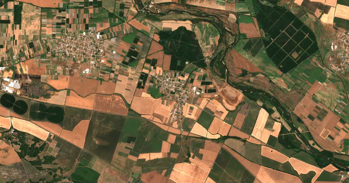 Mapa por satélite de Vinica