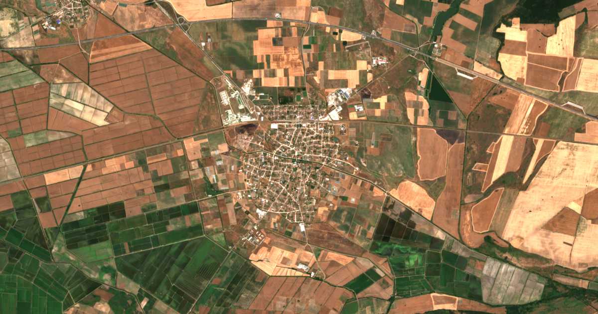 Mapa por satélite de Belozem