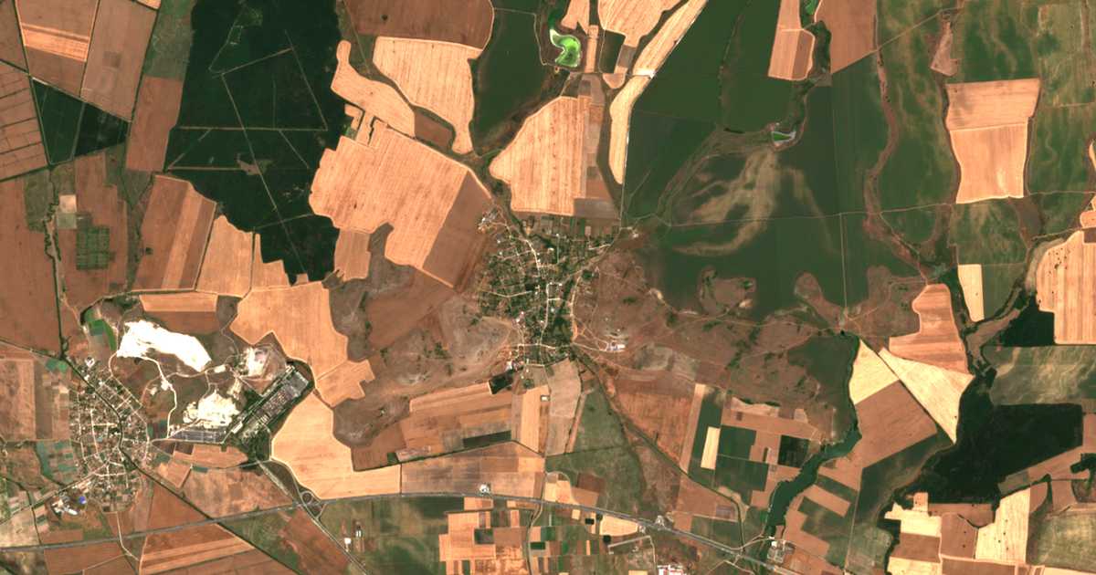 Mapa por satélite de Boljarino