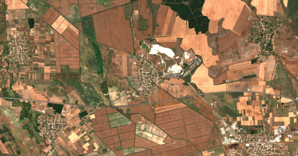 Mapa por satélite de Šišmanci