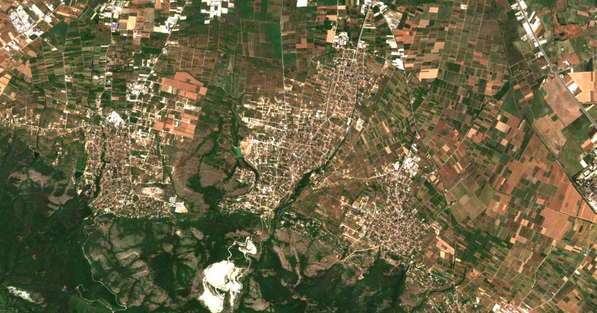 Mapa por satélite de Belaštica