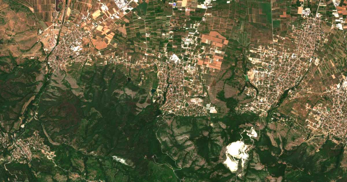 Mapa por satélite de Markovo