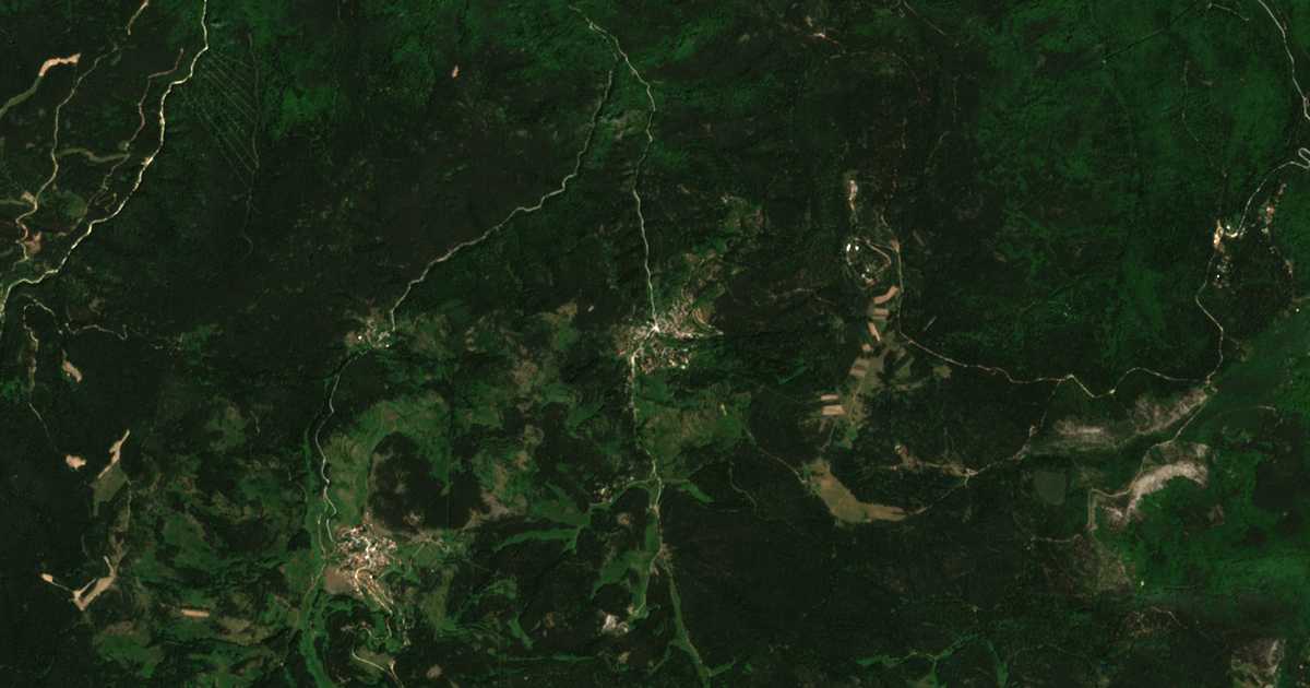 Mapa por satélite de Sitovo