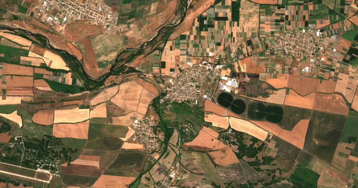 Mapa por satélite de Popovica