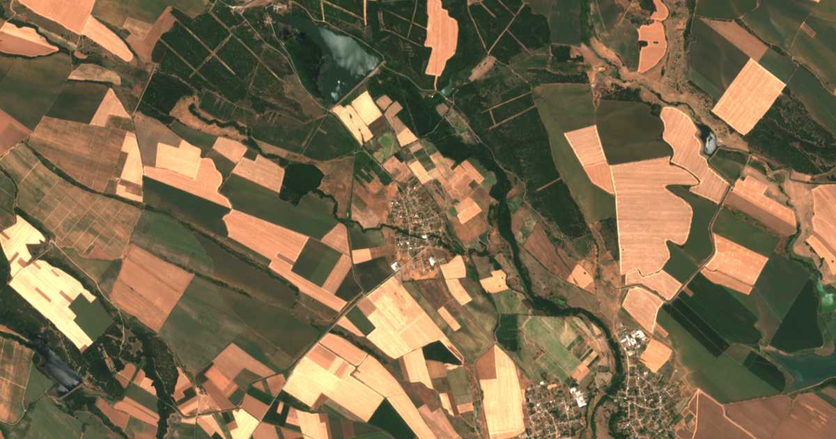 Mapa por satélite de Ljuben