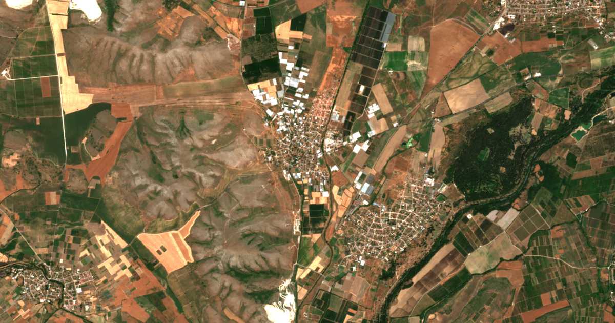 Mapa por satélite de Novo Selo