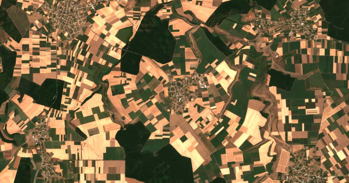 Mapa por satélite de Belinci