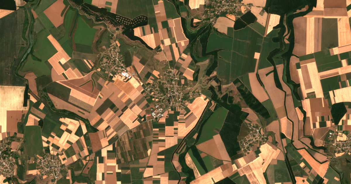 Mapa por satélite de Ludogorci