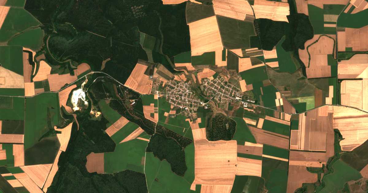 Mapa por satélite de Belovec