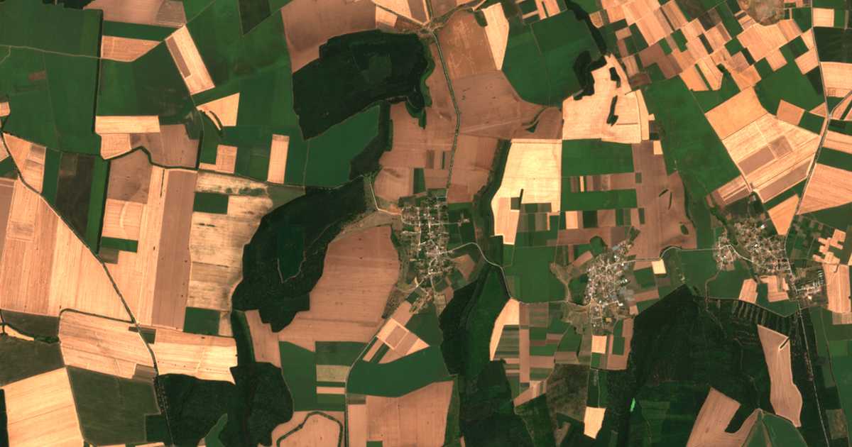 Mapa por satélite de Goričevo
