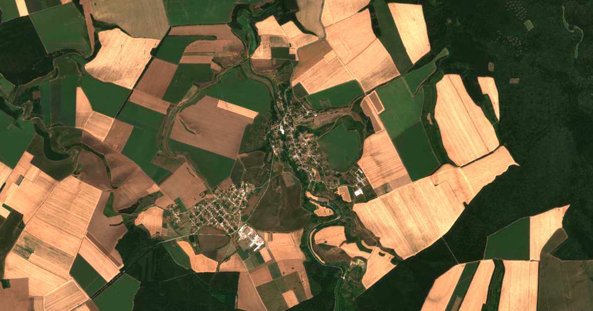 Mapa por satélite de Kamenovo