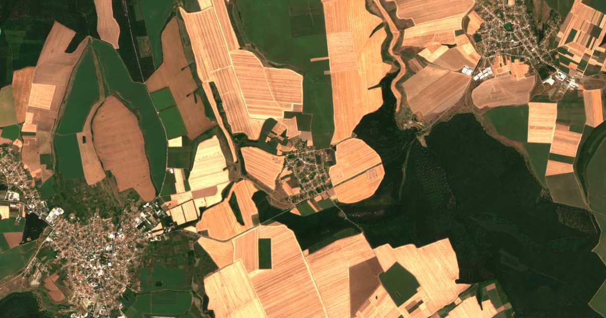 Mapa por satélite de Savin