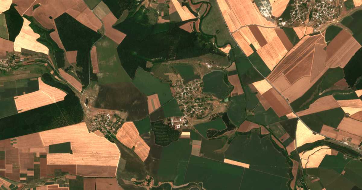 Mapa por satélite de Gorocvet