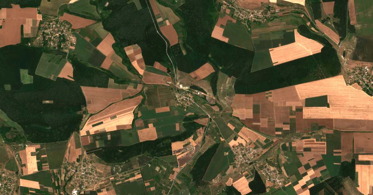 Mapa por satélite de Manastirsko