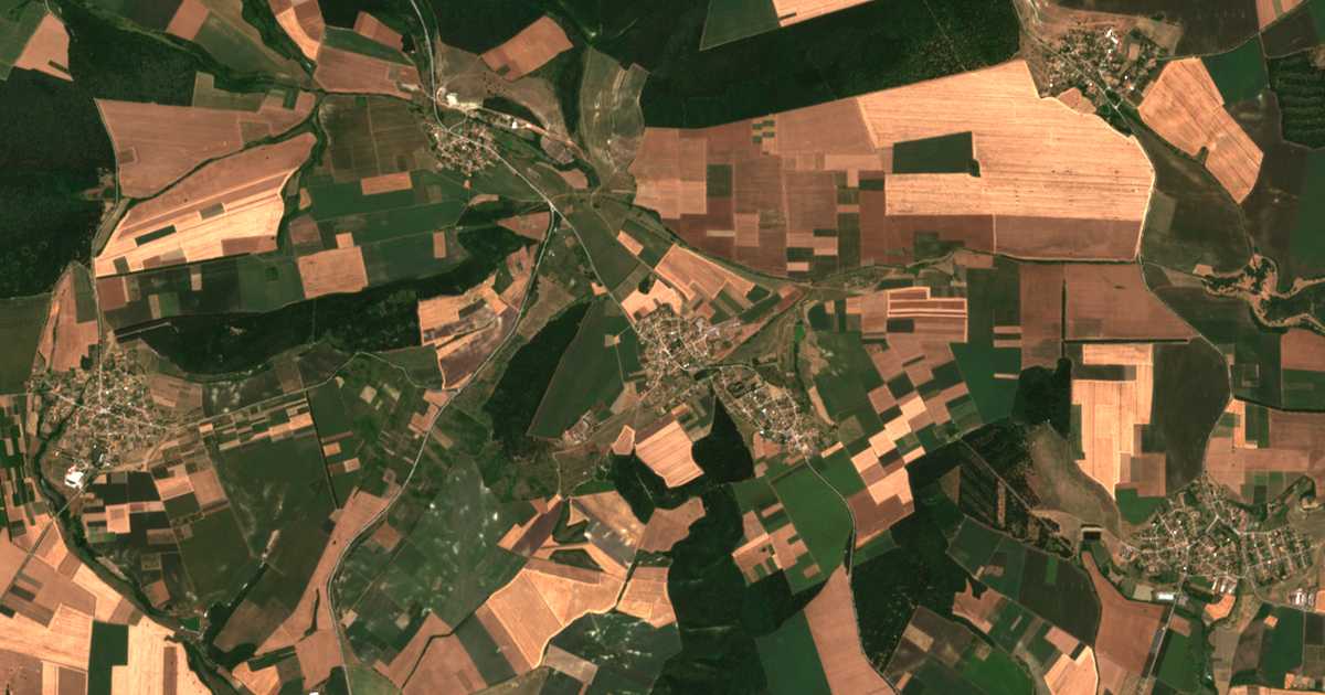 Mapa por satélite de Sinja Voda