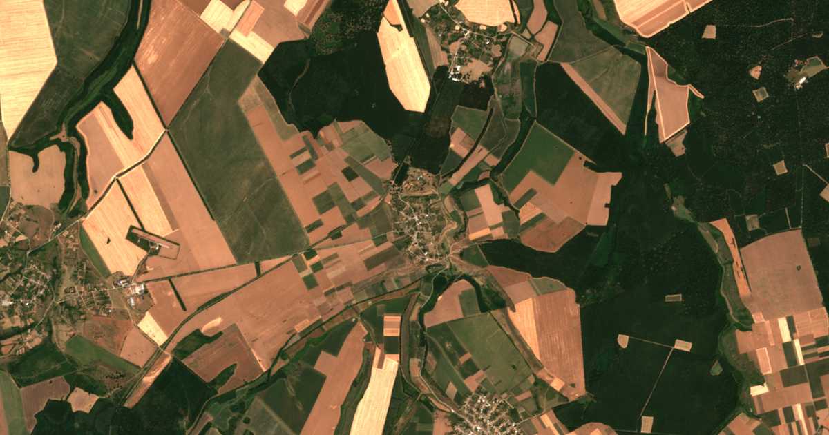 Mapa por satélite de Goljama Voda