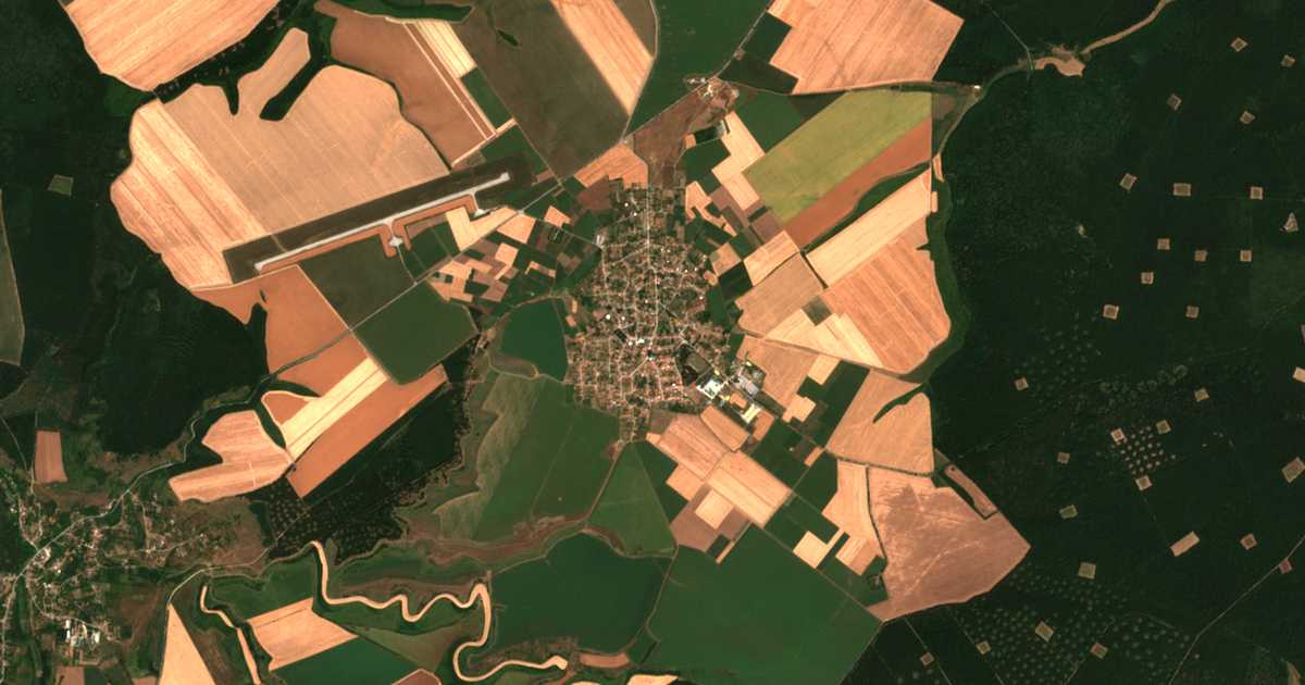 Mapa por satélite de Ostrovo