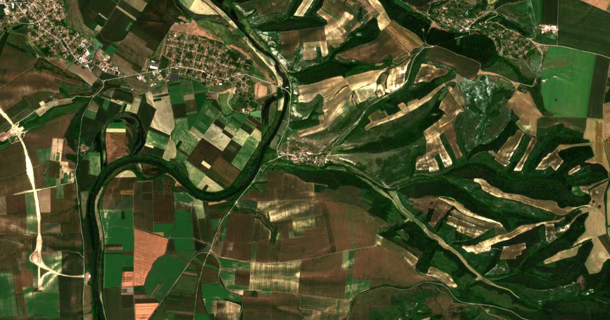 Mapa por satélite de Botrov