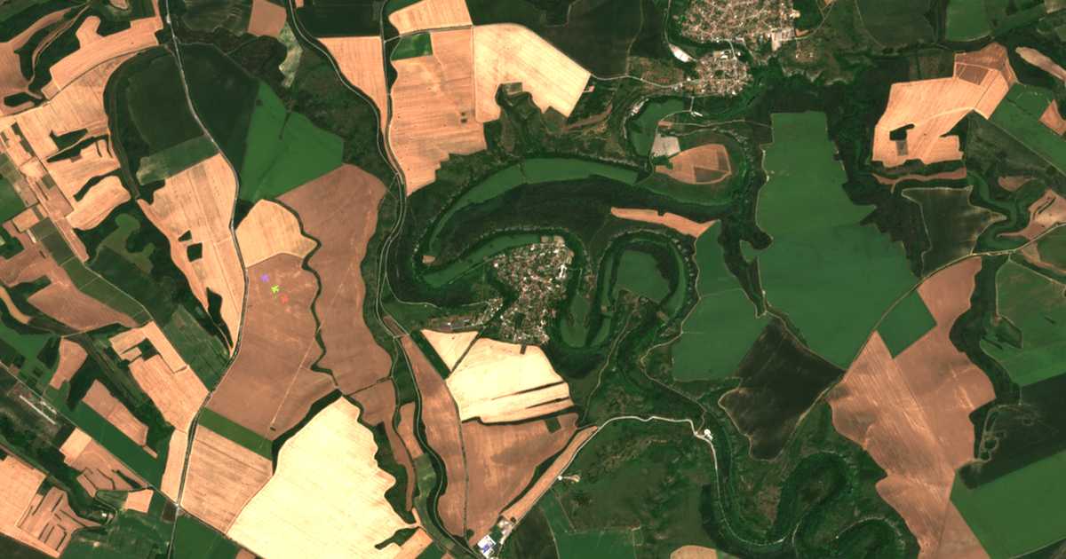 Mapa por satélite de Božičen