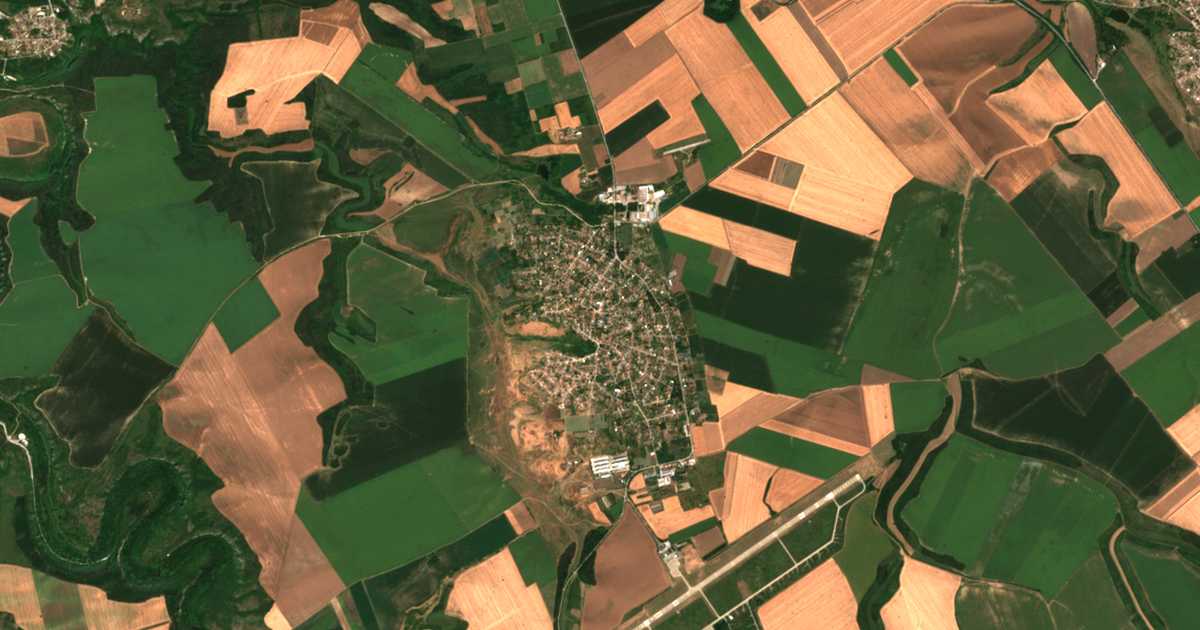 Mapa por satélite de Štrǎklevo