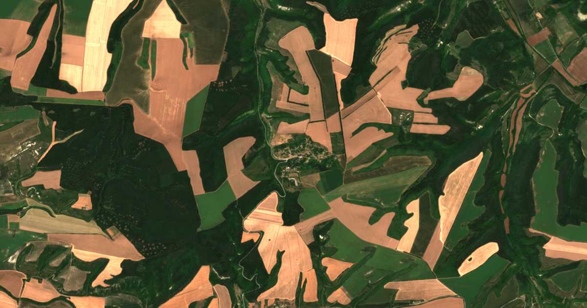 Mapa por satélite de Cerovec