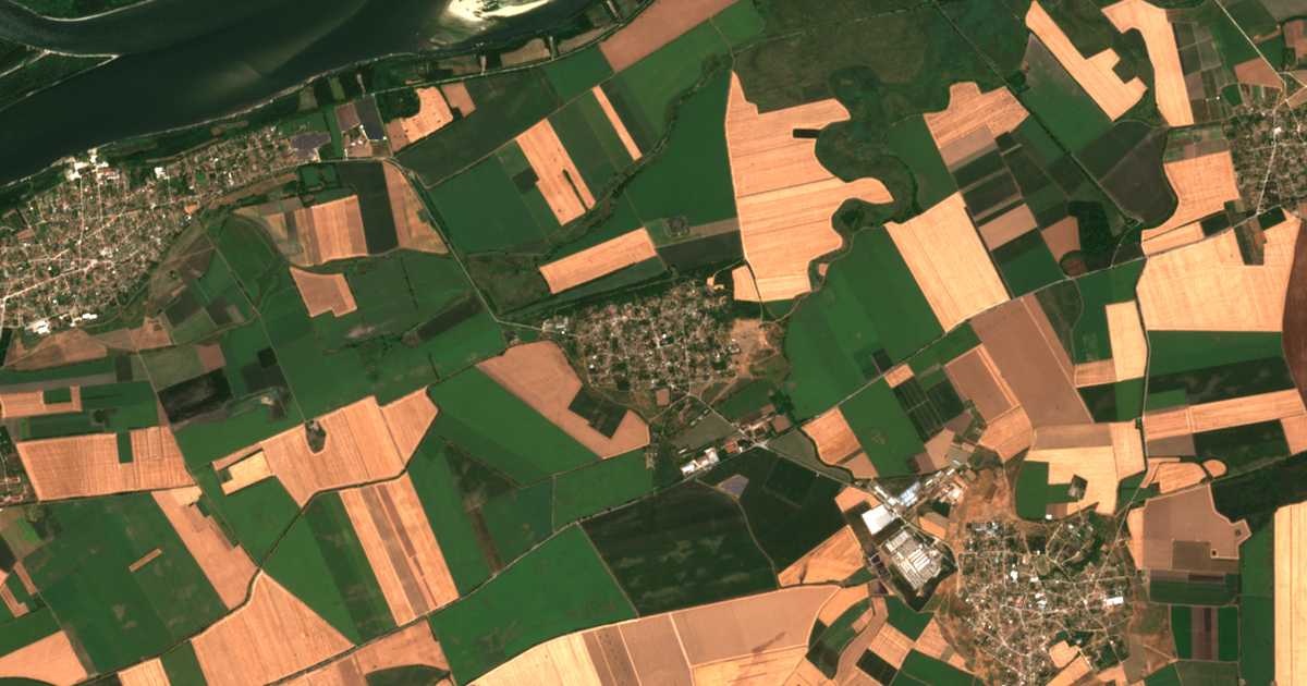 Mapa por satélite de Babovo