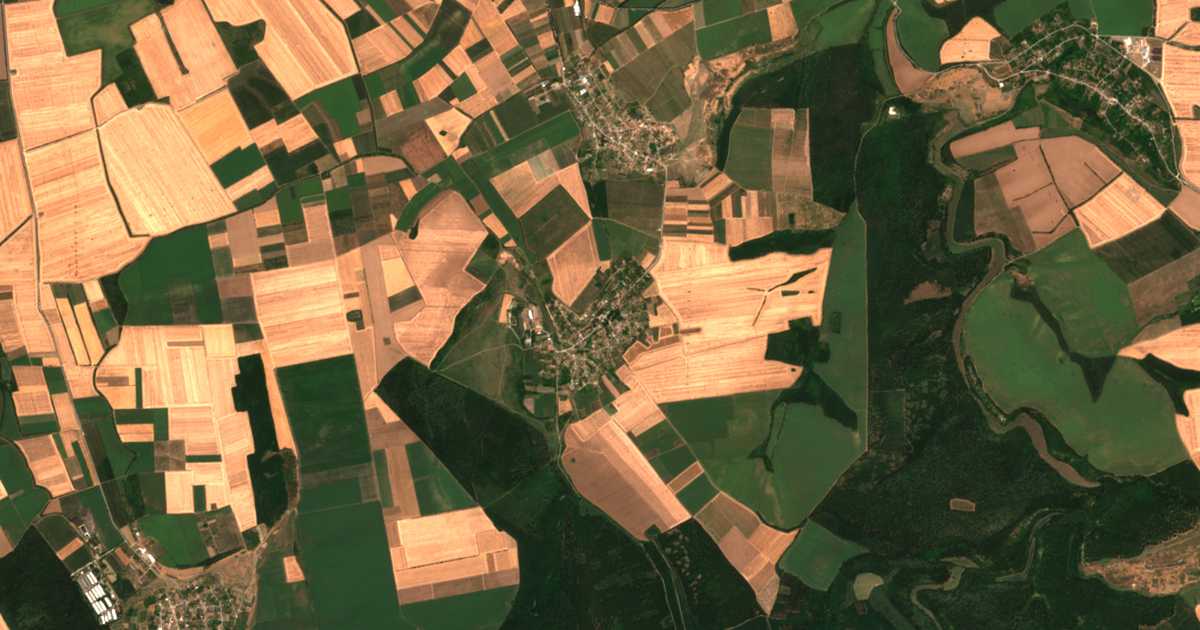 Mapa por satélite de Košarna
