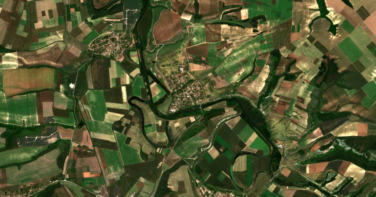 Mapa por satélite de Belcov