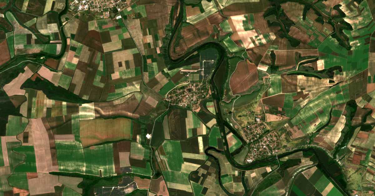Mapa por satélite de Džuljunica