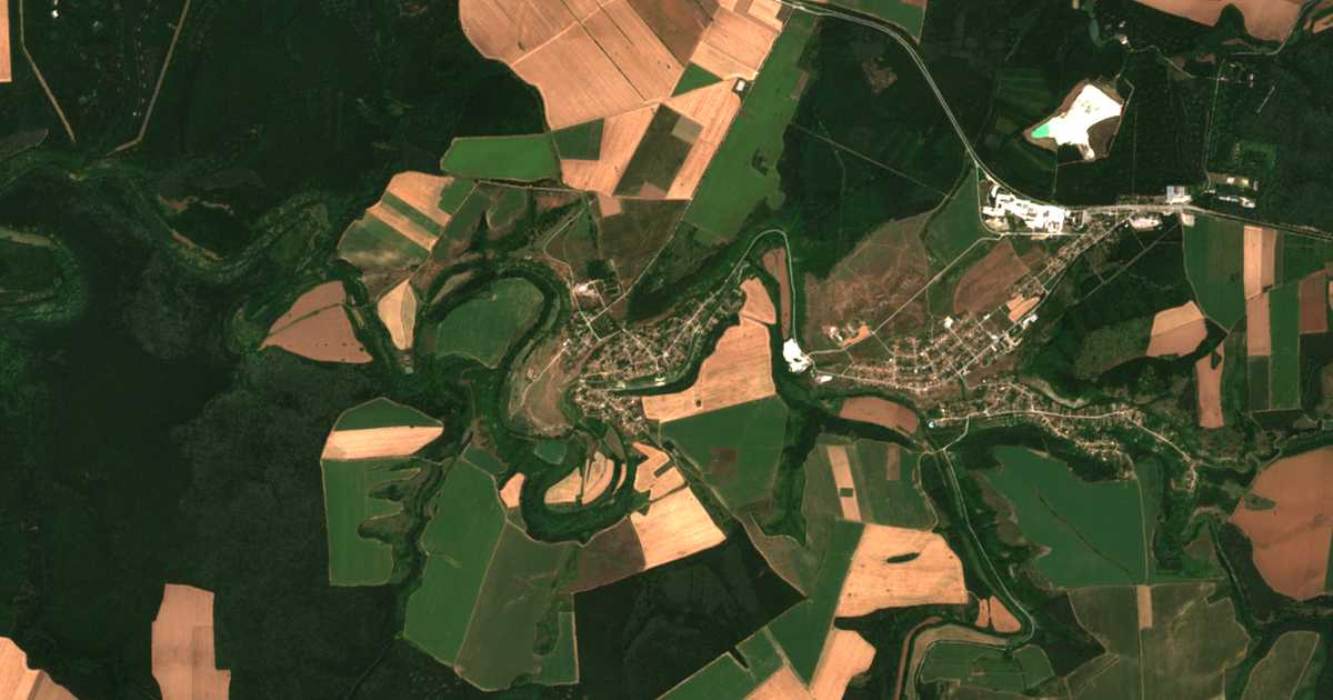 Mapa por satélite de Krivnja