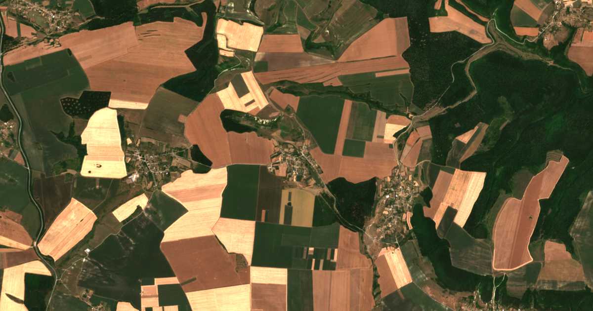 Mapa por satélite de Kalino