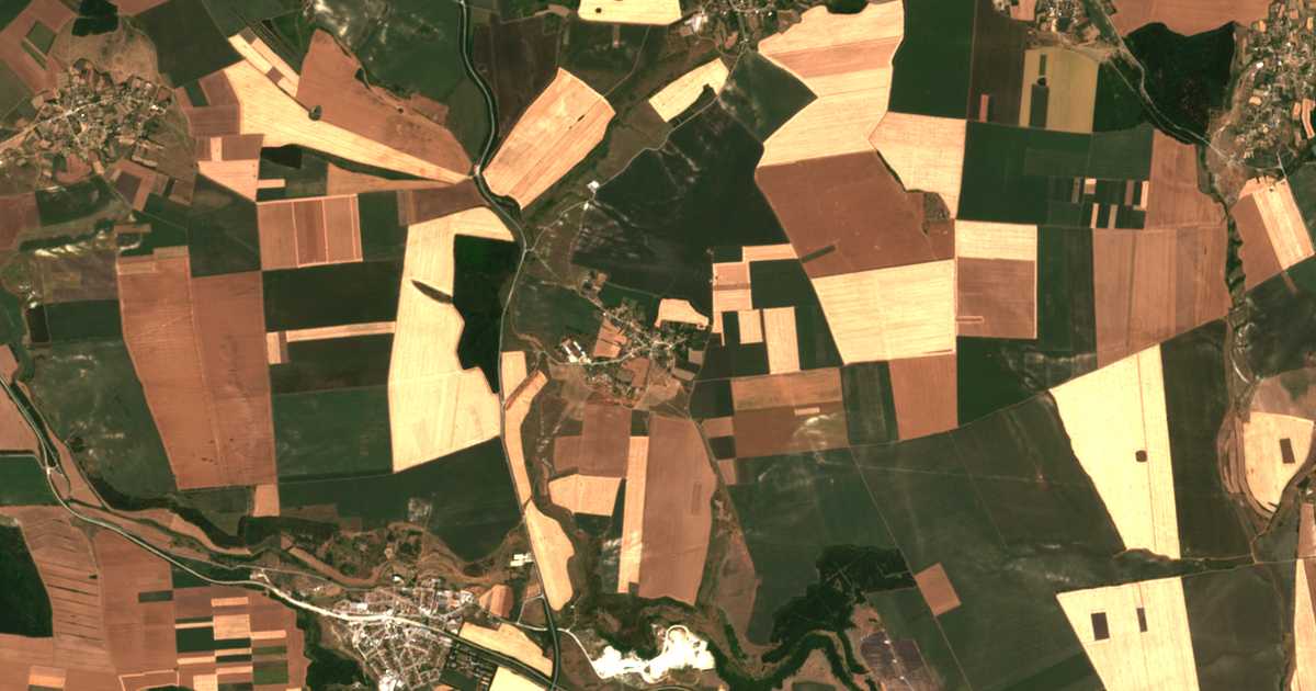 Mapa por satélite de Slivak