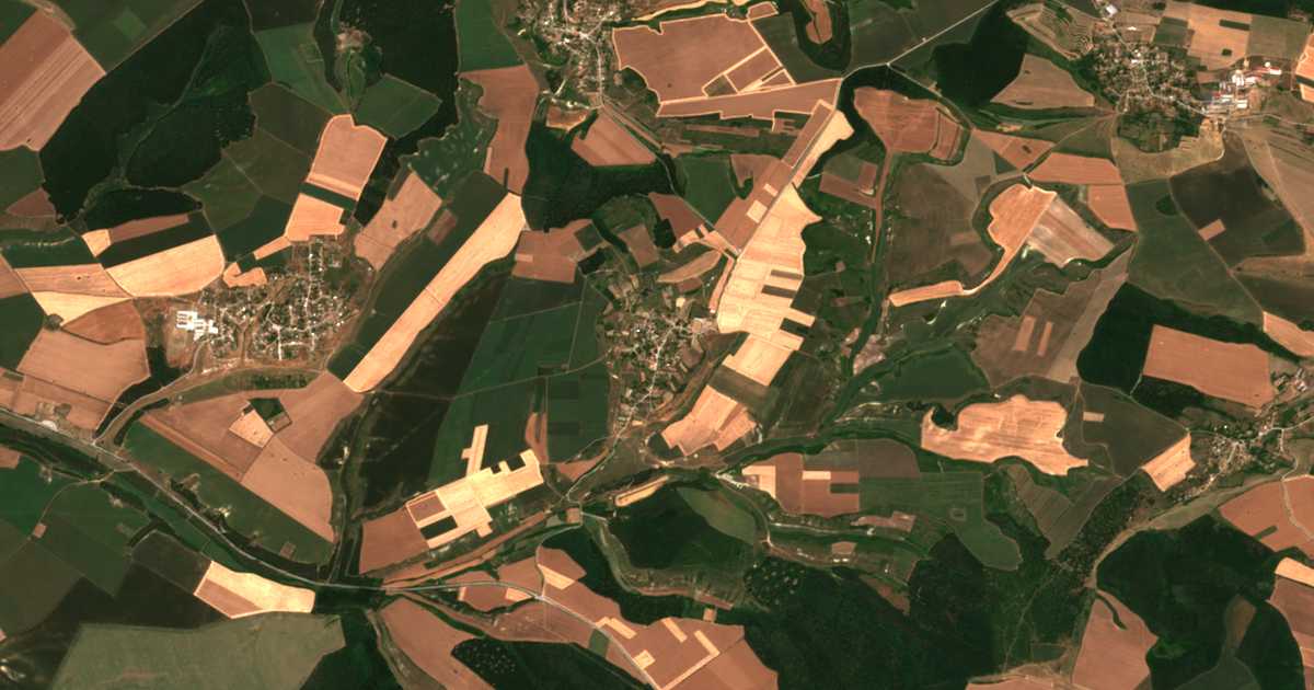 Mapa por satélite de Tervel