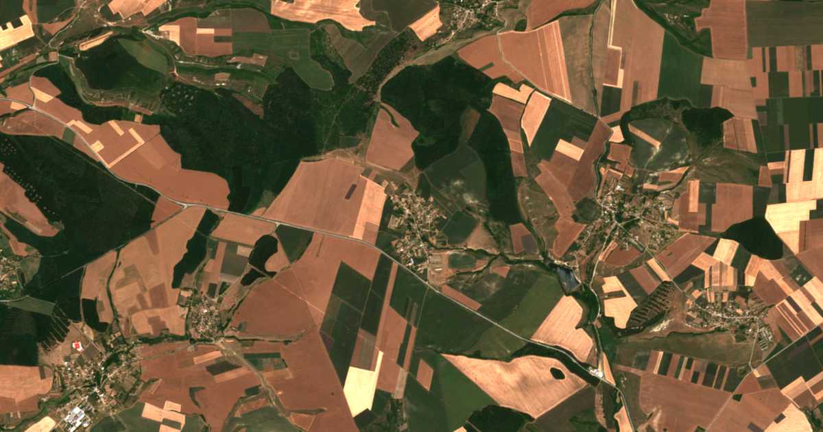 Mapa por satélite de Zvegor