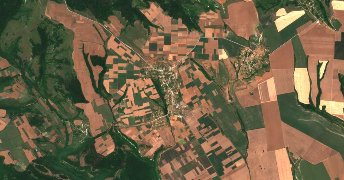 Mapa por satélite de Markovo