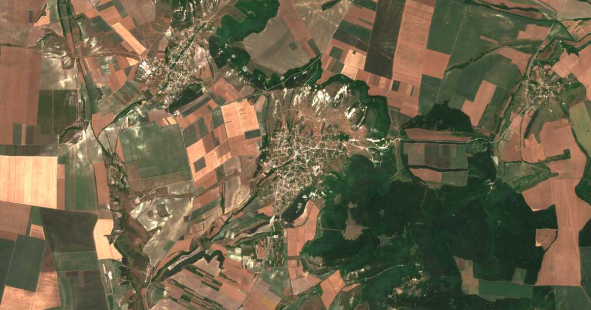 Mapa por satélite de Pamukčii