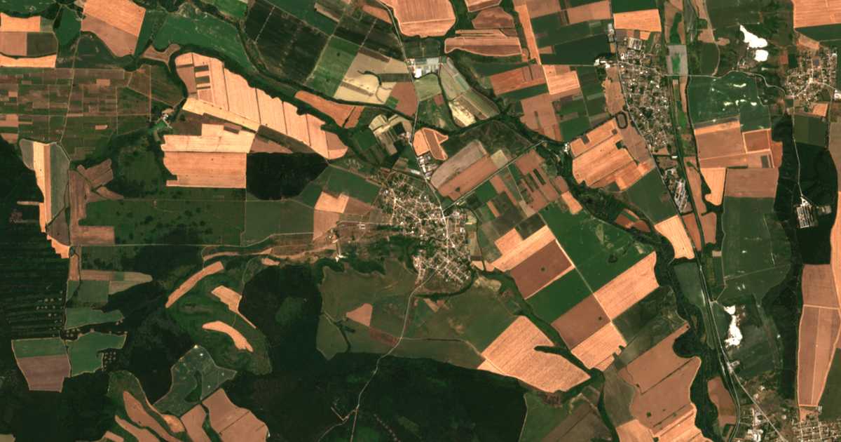 Mapa por satélite de Salmanovo