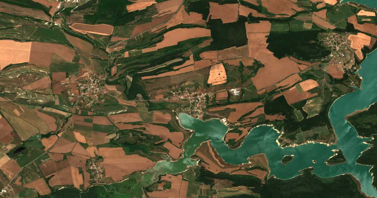 Mapa por satélite de Lovec