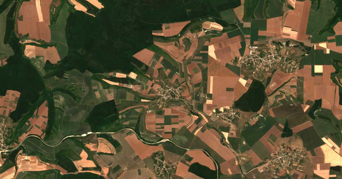 Mapa por satélite de Bojan