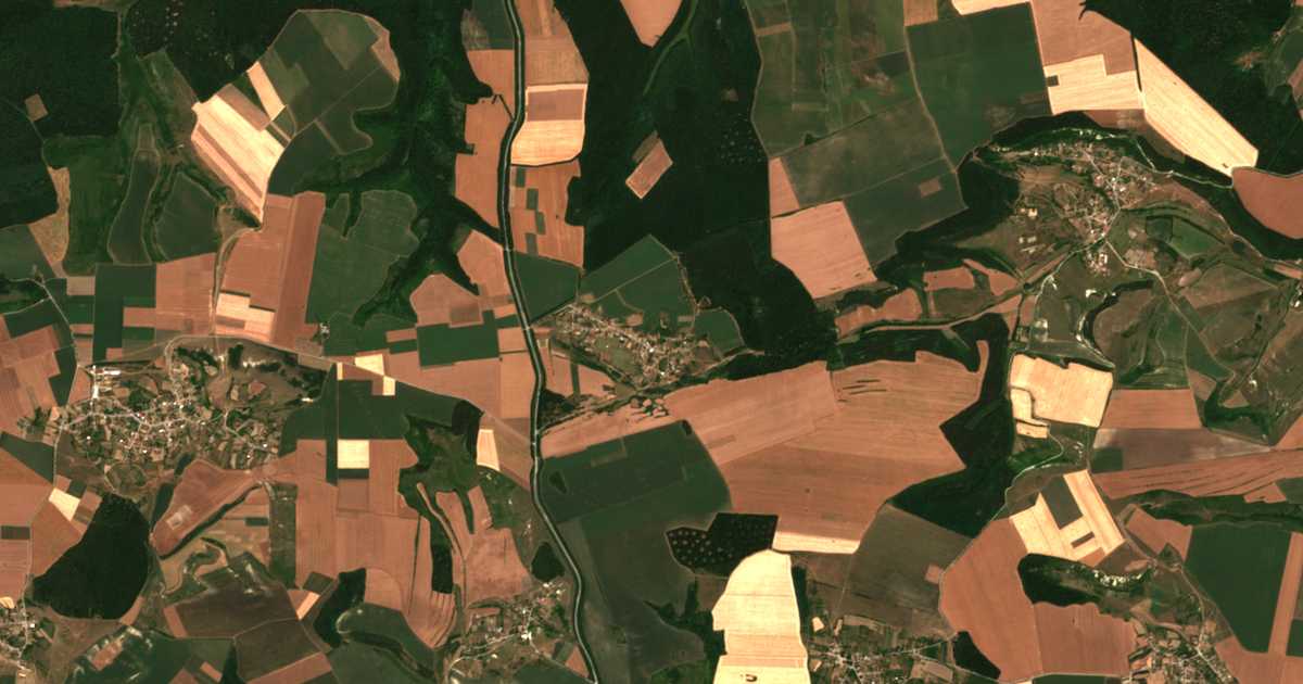 Mapa por satélite de Drenci