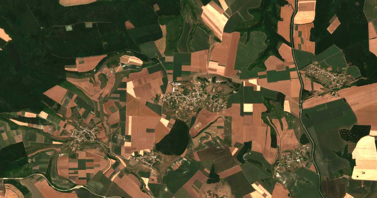 Mapa por satélite de Kapitan Petko