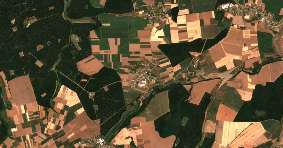 Mapa por satélite de Osenovec