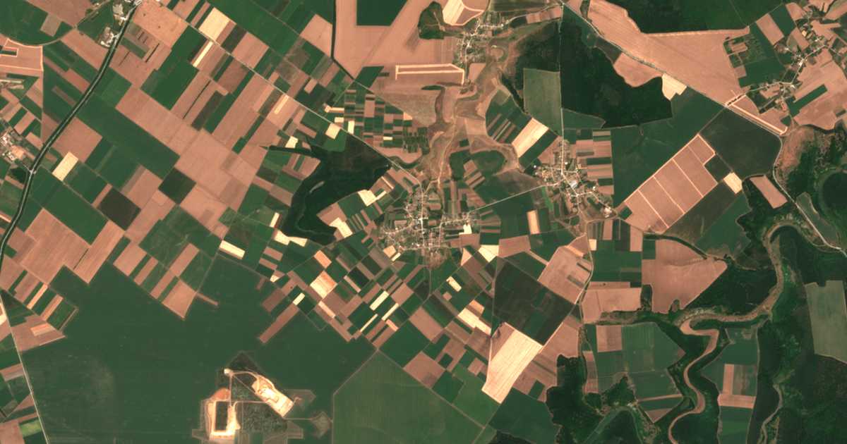Mapa por satélite de Kolobǎr