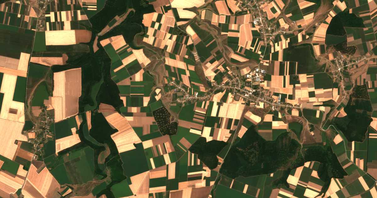 Mapa por satélite de Orešene