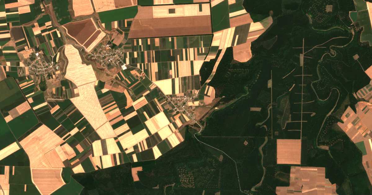 Mapa por satélite de Padina