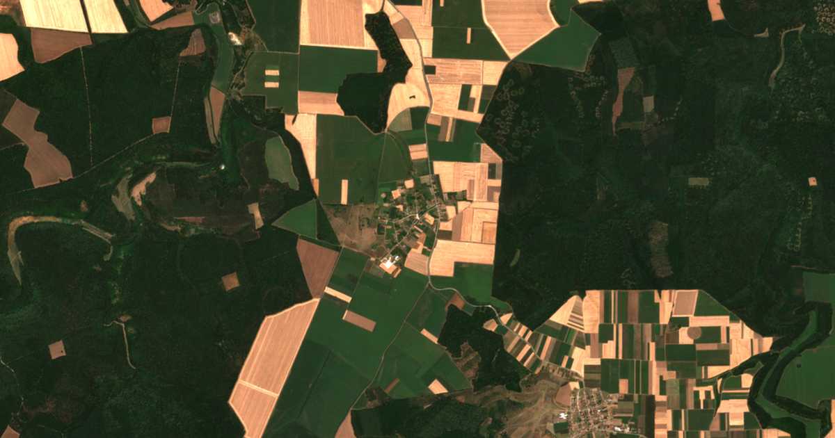 Mapa por satélite de Podles