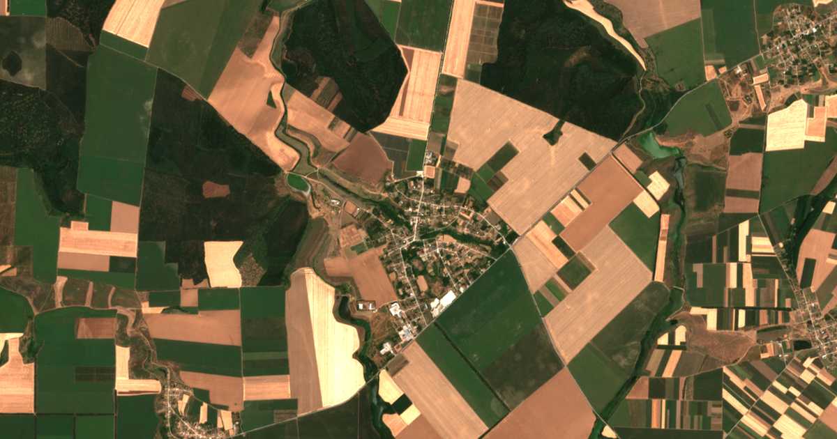 Mapa por satélite de Zafirovo