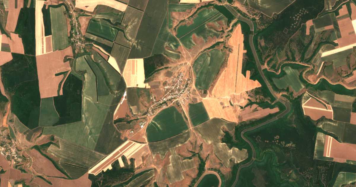 Mapa por satélite de Goleš