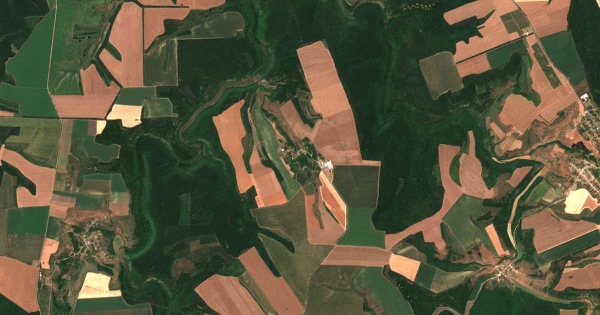Mapa por satélite de Poprusanovo