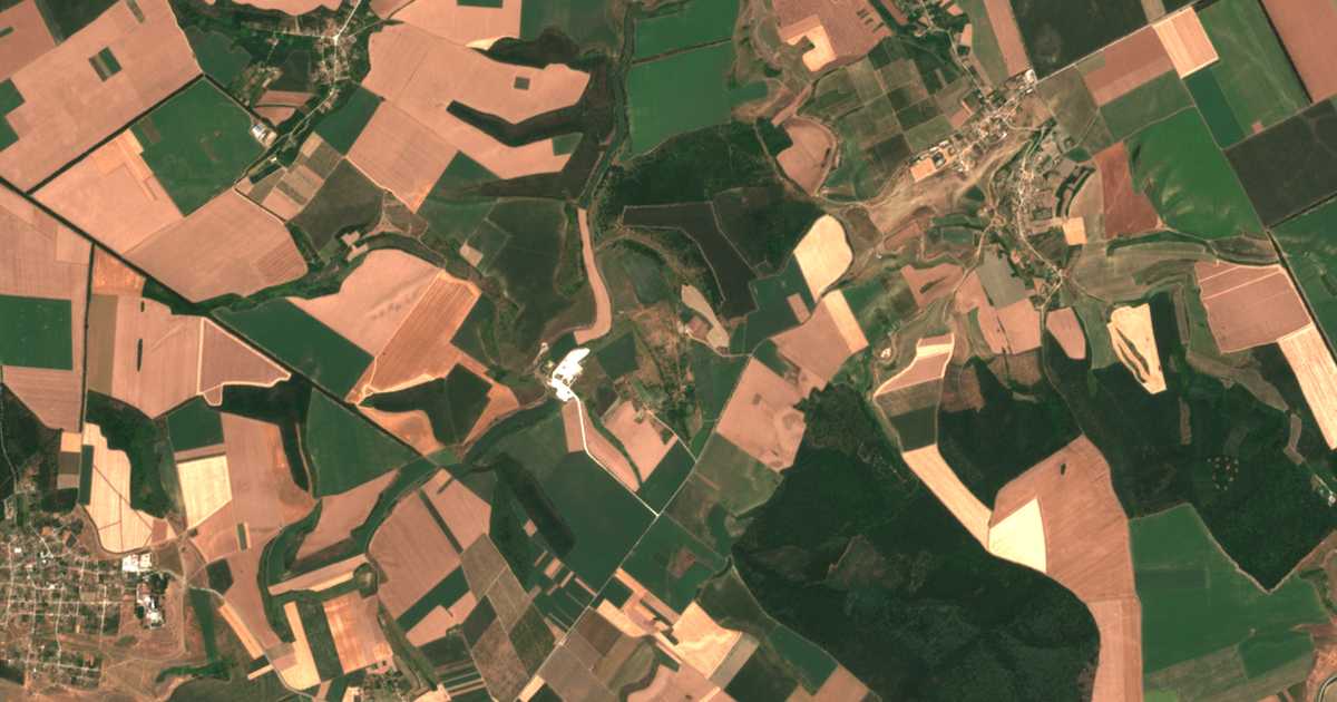 Mapa por satélite de Jastrebna